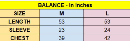 Balance measurement