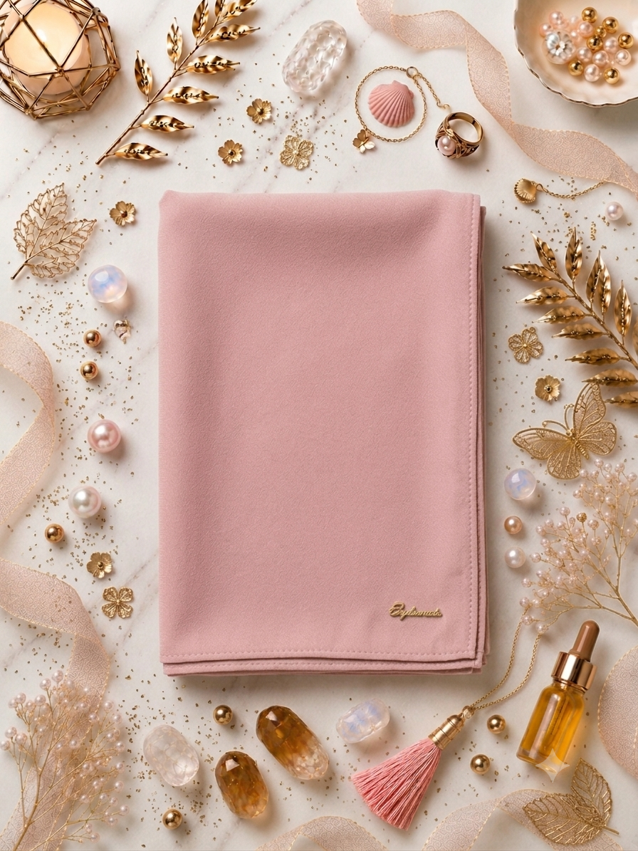 Graceful chiffon shawls with a soft, flowy drape. Light and airy, perfect for everyday wear or special occasions, finished with a subtle logo for a touch of understated elegance.