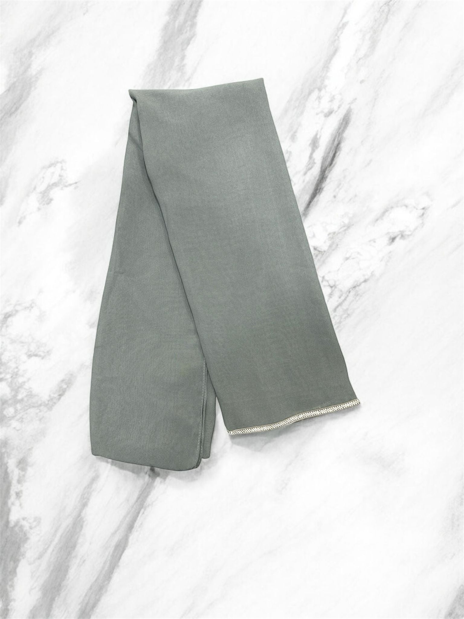 Fidda Grey abaya shawl