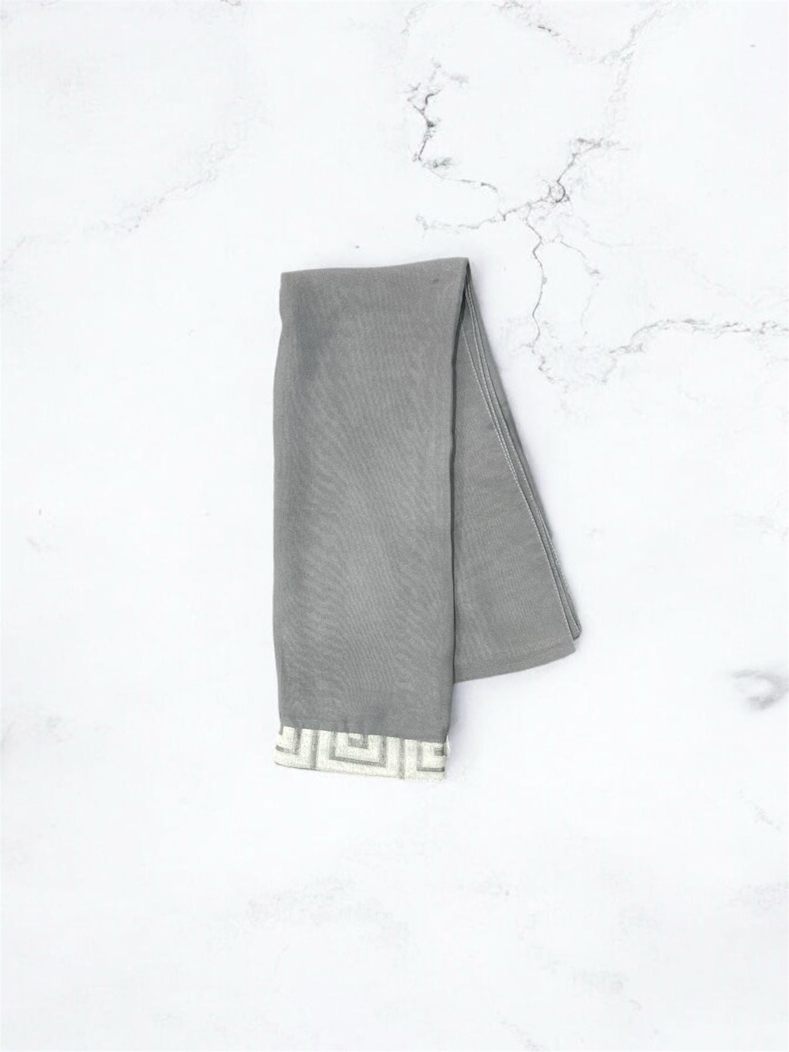 Grey Mahaba Shawl