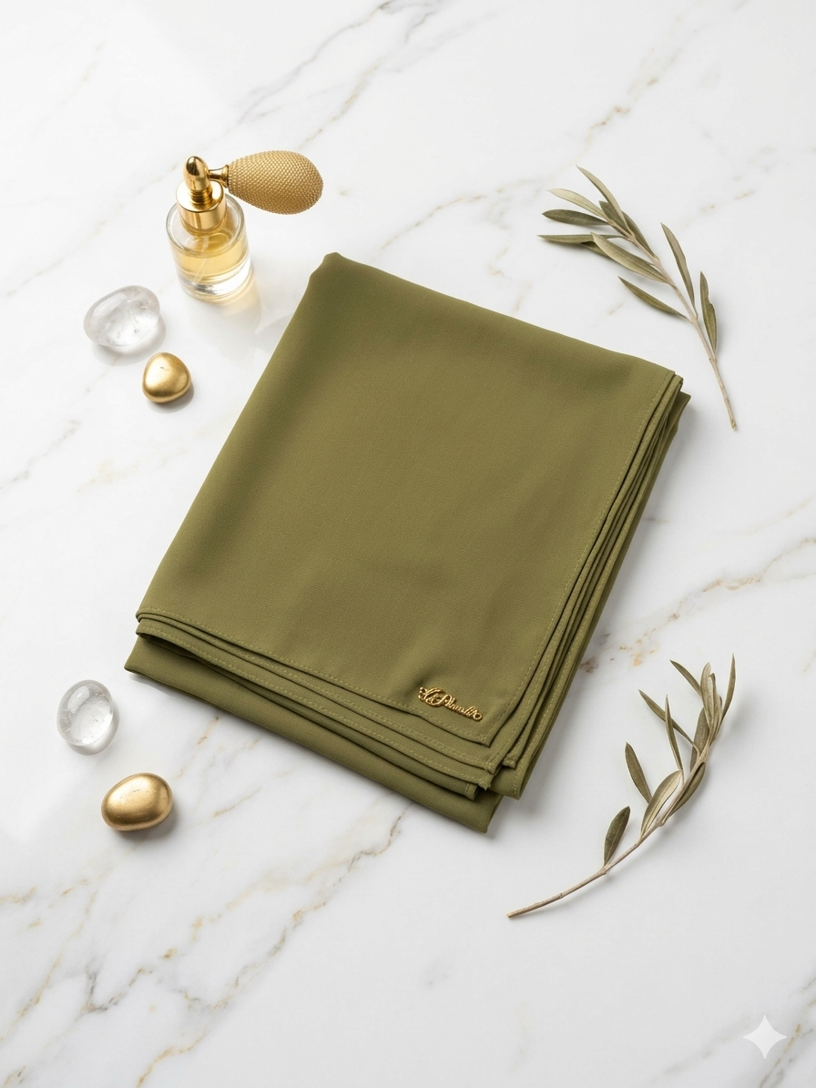 Graceful chiffon shawls with a soft, flowy drape. Light and airy, perfect for everyday wear or special occasions, finished with a subtle logo for a touch of understated elegance.