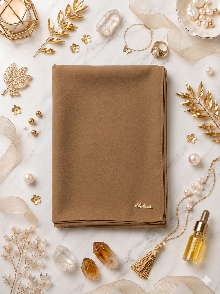 A graceful colour shawl crafted from lightweight chiffon, designed to drape effortlessly with a soft, flowing silhouette. The delicate fabric offers an airy feel and subtle elegance, making it perfect for both everyday wear and special occasions. Finished with a demure logo subtly placed at the corner, this shawl adds a refined touch of understated luxury without overpowering the design.