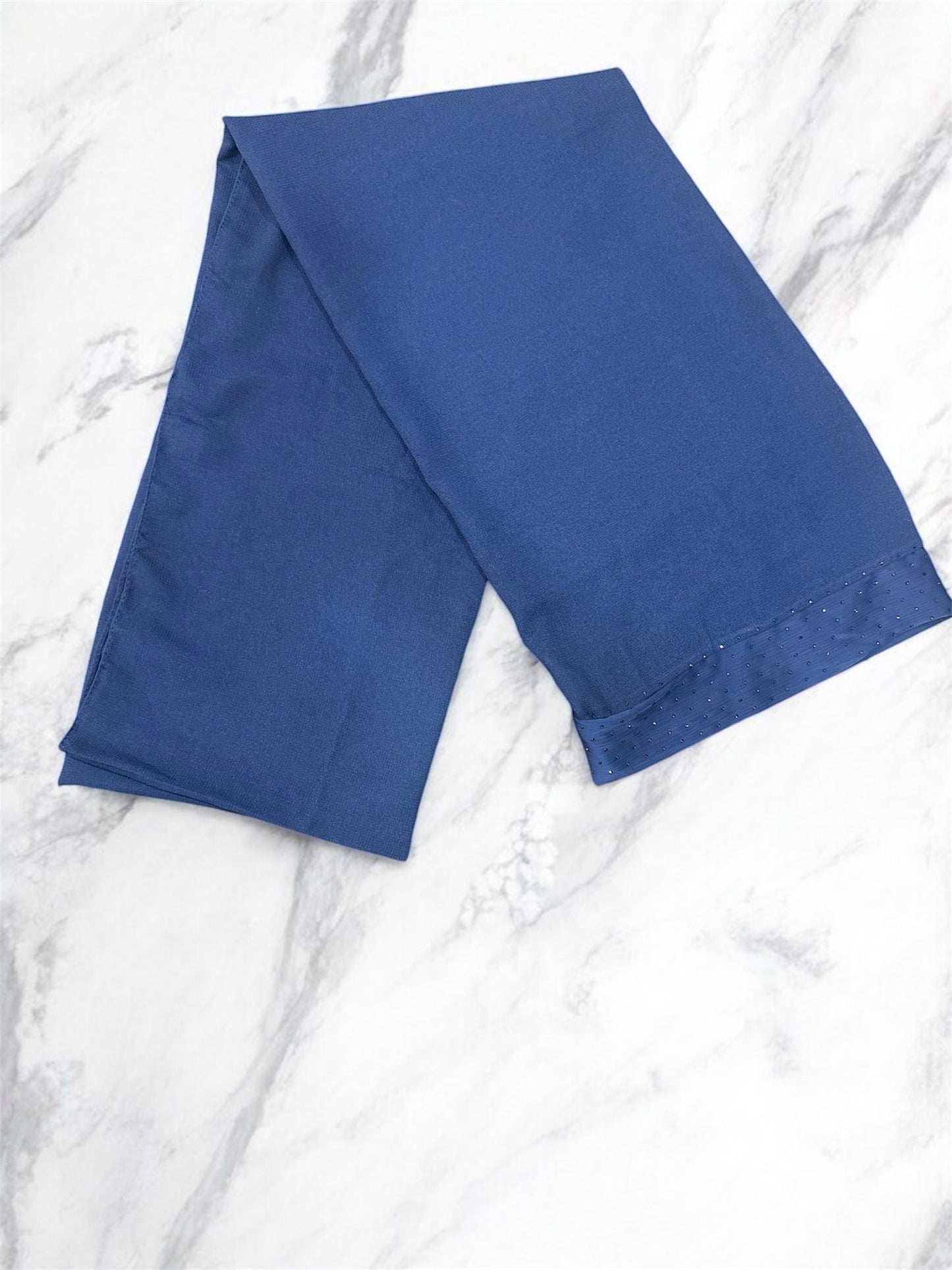 Navy Lamura Shawl